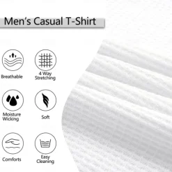 Clearance OUKU Men's Waffle T-shirt T Shirt Tee Top Long Sleeve Shirt Long Sleeve Crew Neck Spring & Fall Plain Fashion Designer Basic Vacation Street Going out Army Green White Navy Blue Top Tee for Men