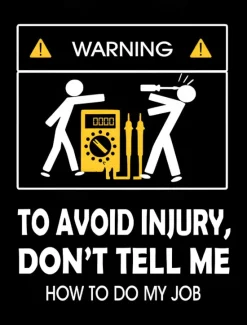 Best OUKU Men's Warning To Avoid Injury, Don't Tell Me How To Do My Job Funny Slang T Shirt Short Sleeve T shirt 3D Print Crew Neck Round Neck Shirt Fashion Daily Street Casual Daily Clothing Apparel