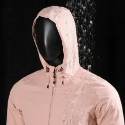 OUKU Men's Waterproof Hiking Jacket Gorpcore Hooded Jacket Windbreaker Raincoat Outdoor Rain Jacket Windproof Quick Dry Lightweight Jacket Outerwear Trench Coat Top Full Zip Fishing
