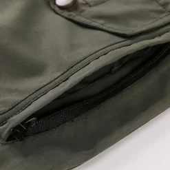 New OUKU Men's Waterproof Rain Jacket Military Cargo Jacket Tactical Jacket Casual Hooded Cargo Sports Coat Windbreaker Outdoor Warm Windproof Winter Coat Jacket Top Hunting Fishing Army Green Softshell Jacket