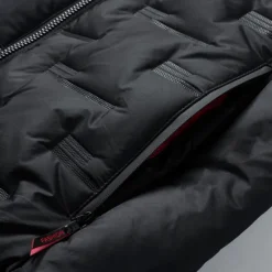 New OUKU Men's Windbreaker Quilted Puffer Vest Quilted Full Zip Sleeveless Outerwear Casual Athleisure Spring Hooded Thermal Warm Windproof Fitness Gym Workout Running Sportswear Activewear Solid Colored