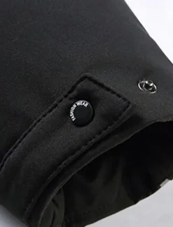 Hot OUKU Men's Winter Coat Down Jacket Puffer Jacket Padded Jacket Pocket White Duck Down Vacation Daily Wear Date Long Fashion Casual Comfortable Thermal Warm Fall & Winter Solid / Plain Color Black Gray
