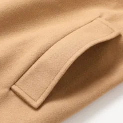 Hot OUKU Men's Winter Coat Overcoat Peacoat Trench Coat Daily Vacation Fall & Winter 95% polyester 5% cotton Thermal Warm Outerwear Clothing Apparel Fashion Classic Plain Pocket Lapel Double Breasted