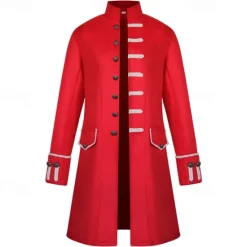 New OUKU Men's Winter Coat Peacoat Coat Business Casual Winter Fall Cotton Blend Windproof Warm Outerwear Clothing Apparel Stylish Casual non-printing Pure Color Pocket Stand Collar Single Breasted