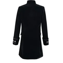 New OUKU Men's Winter Coat Peacoat Coat Business Casual Winter Fall Cotton Blend Windproof Warm Outerwear Clothing Apparel Stylish Casual non-printing Pure Color Pocket Stand Collar Single Breasted