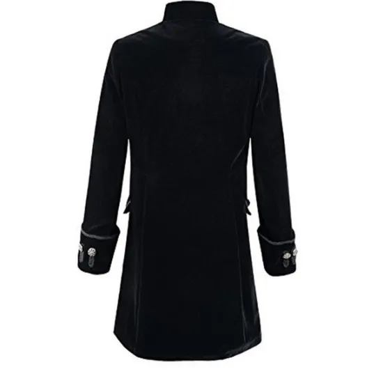 New OUKU Men's Winter Coat Peacoat Coat Business Casual Winter Fall Cotton Blend Windproof Warm Outerwear Clothing Apparel Stylish Casual non-printing Pure Color Pocket Stand Collar Single Breasted