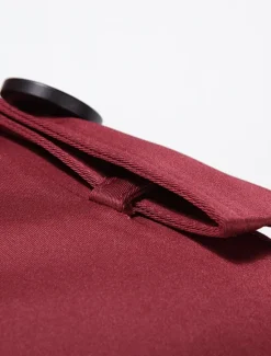 OUKU Men's Winter Coat Peacoat Trench Coat Street Business Fall Winter Polyester Thermal Warm Breathable Outerwear Clothing Apparel Casual Solid Color Pocket Turndown Double Breasted
