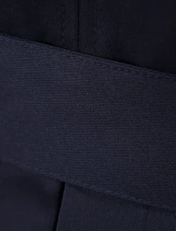 OUKU Men's Winter Coat Peacoat Trench Coat Street Business Fall Winter Polyester Thermal Warm Breathable Outerwear Clothing Apparel Casual Solid Color Pocket Turndown Double Breasted