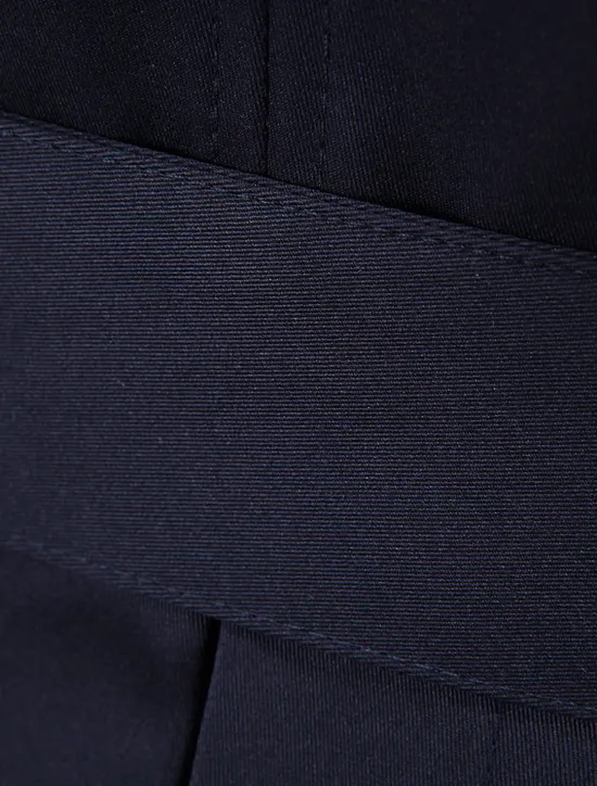 OUKU Men's Winter Coat Peacoat Trench Coat Street Business Fall Winter Polyester Thermal Warm Breathable Outerwear Clothing Apparel Casual Solid Color Pocket Turndown Double Breasted