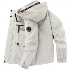 Best OUKU Men's Winter Coat Winter Jacket Fleece Jacket Sport Coat Outdoor Camping & Hiking Waterproof Windbreaker Zipper Pocket Fall Winter Solid Color Fashion Streetwear Hooded Regular Black White Wine Army