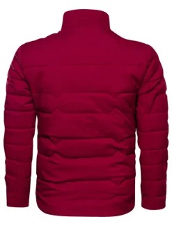 New OUKU Men's Winter Coat Winter Jacket Puffer Jacket Zipper Pocket Polyster Pocket Office & Career Date Casual Daily Regular Fashion Casual Windproof Warm Winter Plain Black Navy Blue Gray Puffer Jacket
