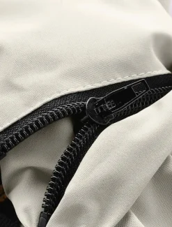 Hot OUKU Men's Winter Coat Winter Jacket Sport Coat Raincoat Outdoor Camping & Hiking Waterproof Windbreaker Zipper Pocket Fall Winter Solid Color Fashion Streetwear Hooded Regular Wine Black White Army Green