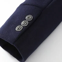 Clearance OUKU Men's Winter Coat Wool Coat Overcoat Business Casual Winter 52% Wool Windproof Warm Outerwear Clothing Apparel Stylish Classic & Timeless non-printing Solid Color Pocket Stand Collar Single Breasted