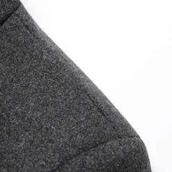 Hot OUKU Men's Winter Coat Wool Coat Overcoat Business Daily Wear Fall Winter Wool Thermal Warm Outdoor Outerwear Clothing Apparel Fashion Warm Ups Solid Colored Pocket Standing Collar Single Breasted