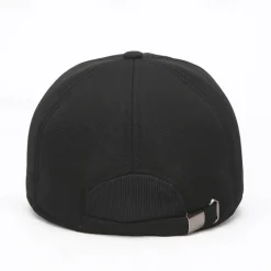Online OUKU Men's Winter Hats Winter Warm Cap Winter Baseball Cap Black Dark Navy Polyester Adjustable Fashion Modern Contemporary Daily Wear Festival Plaid / Striped / Chevron / Round Solid / Plain Color