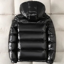 New OUKU Men's Winter Jacket Down Jacket Puffer Jacket Padded Pocket White Duck Down Daily Wear Date Vacation Regular Fashion Casual Comfortable Thermal Warm Fall & Winter Solid / Plain Color Black Red Puffer
