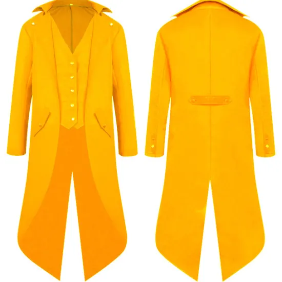 Best OUKU Men's Winter Jacket Trench Coat Cloak / Capes Party Halloween Fall Winter Nylon Waterproof Outerwear Clothing Apparel Fashion Cosplay Vintage Style
