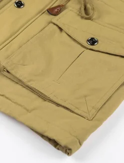 Sale OUKU Men's Winter Jacket Winter Coat Work Jacket Outdoor Street Windproof Warm Drawstring Winter Solid Colored Fashion Keep Warm Stand Collar Regular Cotton Fleece Black Army Green Khaki Jacket