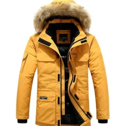 Discount OUKU Men's Winter Polyester Thermal Warm Fleece Lining Windproof Breathable orange Cream Screen Color grey blue Vest