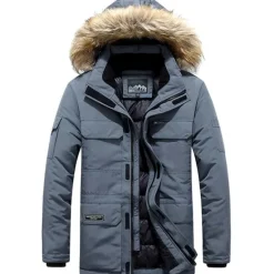 Discount OUKU Men's Winter Polyester Thermal Warm Fleece Lining Windproof Breathable orange Cream Screen Color grey blue Vest