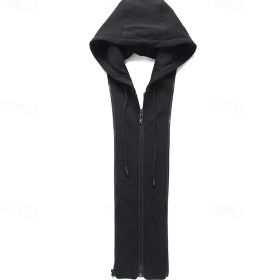 Sale OUKU Men's Wool Coat Overcoat Trench Coat Long Trench Coat Daily Vacation Fall & Winter Wool Thermal Warm Windproof Outerwear Clothing Apparel Fashion Classic Color Block Pocket Hooded Single Breasted