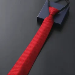 Sale OUKU Men's Work / Wedding / Gentleman Necktie - Striped Formal Style / Modern Style / Classic Party Tie High Quality Business Work Ties for Men Red Neck Tie Male Fashion Formal Tie