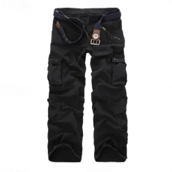 Sale OUKU Men's Work Pants Hiking Cargo Pants Hiking Pants Trousers Camo Outdoor Ripstop Multi Pockets Breathable Soft Cotton Pants / Trousers Bottoms Jungle camouflage Army Green Camouflage Grey Khaki Work