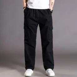 Outlet OUKU Men's Work Pants Hiking Cargo Pants Hiking Pants Trousers Summer Outdoor Ripstop Quick Dry Multi Pockets Breathable Cotton Pants / Trousers Bottoms Army Green Light Grey Black Work Hunting Fishing L