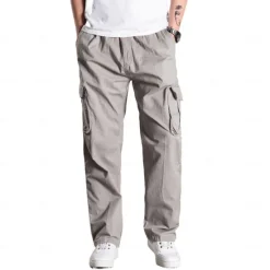 Outlet OUKU Men's Work Pants Hiking Cargo Pants Hiking Pants Trousers Summer Outdoor Ripstop Quick Dry Multi Pockets Breathable Cotton Pants / Trousers Bottoms Army Green Light Grey Black Work Hunting Fishing L