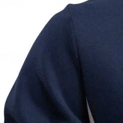 Sale OUKU Men's Zip Hoodie Sweatshirt Pullover Apricot Black Navy Blue Blue Orange Standing Collar Color Block Sports & Outdoor Sports Weekend Streetwear Cool Casual Spring & Fall Clothing Apparel Hoodies