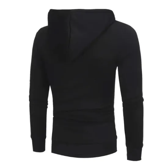 Sale OUKU Men's Zip Up Hoodies Black White Gray Hooded Plain Sports & Outdoor Daily Sports Hot Stamping Sportswear Basic Casual Spring & Summer Clothing Apparel Hoodies Sweatshirts Long Sleeve