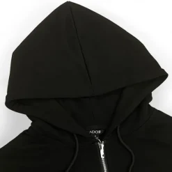 Hot OUKU Men's Zip Up Hoodies Black White Hooded Graphic Geometric Sportswear Graphic Casual Clothing Apparel Hoodies Sweatshirts Long Sleeve Loose Fit