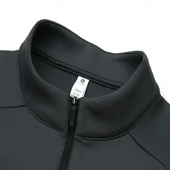 New OUKU Men's Zip Up Hoodies Quarter Zip Sweatshirt Black Light Green Dark Gray Beige Standing Collar Plain Cool Casual Athletic Clothing Apparel Hoodies Sweatshirts Long Sleeve