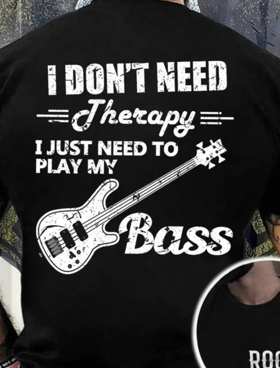 Clearance OUKU Music Festival Men's Graphic Prints Guitar Musical Instrument Hobby T Shirt Graphic Tee 100% Cotton Short Sleeve Graphic Shirt Black Navy Blue Army Green Comfortable Tee Vacation Street Fashion
