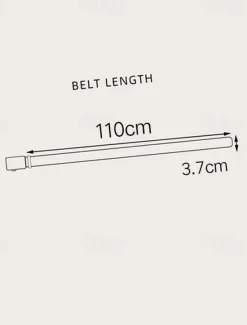 Outlet OUKU Needle Buckle Belt Men's Belt Casual And Fashionable Antique Belt Black