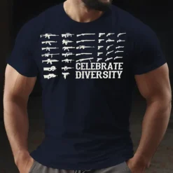 Discount OUKU Patriotic T Shirts For Men D.O.G.E T Shirt Short Sleeve T shirt 3D Print Crew Neck Shirt Fashion Daily Street Daily Black Blue Green Summer Spring Clothing Apparel S M L XL XXL XXXL