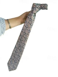 Online OUKU 1Pc Man Necktie Width 8cm Bridegroom Groomsman Tie Business Manager Tie Gray