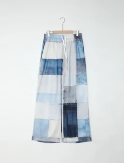 Hot OUKU Plaid Color Block Men's Resort 3D Printed Casual Pants Trousers Elastic Waist Drawstring Loose Fit Straight-Leg Summer Beach Pants S TO 3XL