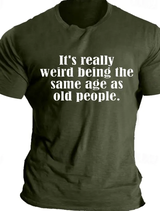 Sale OUKU Quotes & Sayings Letter Print Black Blue Light Grey T shirt Tee Casual Style Men's 100% Cotton Graphic T Shirt Leisure Shirt Comfortable Tee Summer Fashion Designer Clothing M L XL XXL XXXL