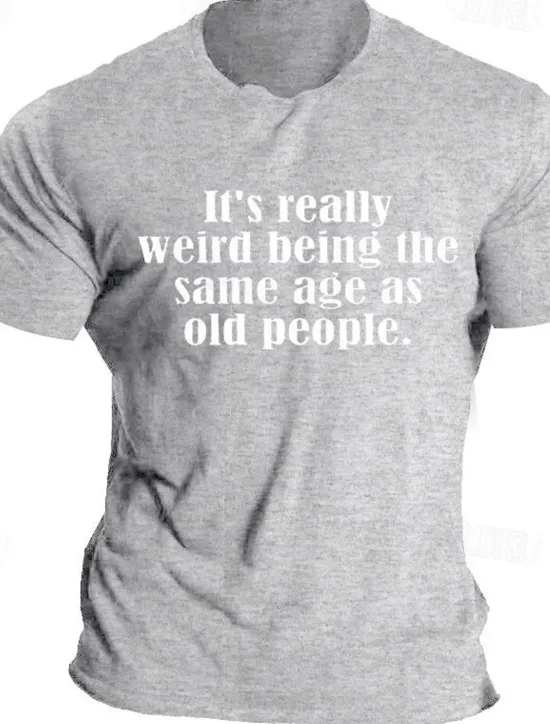 Sale OUKU Quotes & Sayings Letter Print Black Blue Light Grey T shirt Tee Casual Style Men's 100% Cotton Graphic T Shirt Leisure Shirt Comfortable Tee Summer Fashion Designer Clothing M L XL XXL XXXL