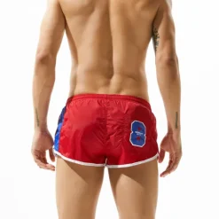 OUKU SEOBEAN® Men's Swim Trunks Swim Shorts Quick Dry Board Shorts Bathing Suit with Pockets Mesh Lining Drawstring Swimming Surfing Beach Water Sports Patchwork Summer / Stretchy