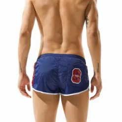 OUKU SEOBEAN® Men's Swim Trunks Swim Shorts Quick Dry Board Shorts Bathing Suit with Pockets Mesh Lining Drawstring Swimming Surfing Beach Water Sports Patchwork Summer / Stretchy