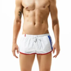 OUKU SEOBEAN® Men's Swim Trunks Swim Shorts Quick Dry Board Shorts Bathing Suit with Pockets Mesh Lining Drawstring Swimming Surfing Beach Water Sports Patchwork Summer / Stretchy