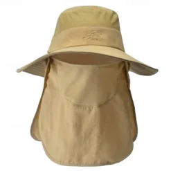 Clearance OUKU Sun Hat Bucket Hat Boonie hat Sun Hat with Neck Flap UV Protection Summer Spring Drawstring Wide Brim Unisex Fishing Activity