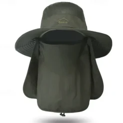 Clearance OUKU Sun Hat Bucket Hat Boonie hat Sun Hat with Neck Flap UV Protection Summer Spring Drawstring Wide Brim Unisex Fishing Activity