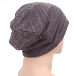Sale OUKU Unisex Beanie Hat Black Coffee Cotton Travel Beach Outdoor Vacation Plain