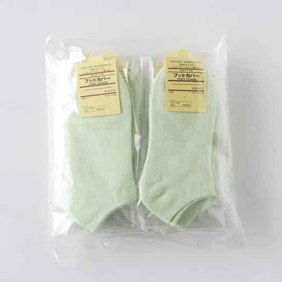 Outlet OUKU Unisex Colored Cotton Boat Socks Solid Color Short Socks Fruit Green