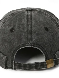 New OUKU Unisex Docker Cap Brimless Hats Black Wine Cotton Washed Travel Beach Outdoor Vacation Plain Adjustable Fashion