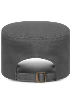 Outlet OUKU Unisex Flat Cap Baseball Cap Military Cap Cadet Hat Black Dark Navy Polyester Warm Vintage Casual Minimalism Outdoor Vacation Plain Adjustable Sunscreen Fashion