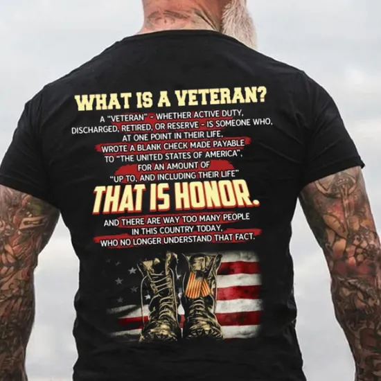 New OUKU Veterans Day Men's Patriot Patriotic Veteran Graphic Letter National Flag T shirt Raglan T Shirt Short Sleeve T shirt 3D Print Crew Neck Shirt Vintage Fashion Designer Outdoor Daily Sports Black